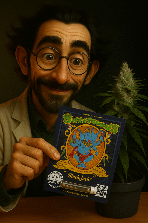 Black Jack Sweet Seeds – Semillas híbridas con aroma Haze y gran producción