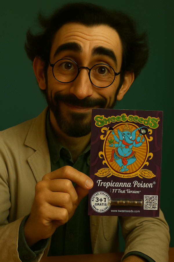 Tropicanna Poison F1 Fast Version semillas floración rápida cogollos morados Sweet Seeds