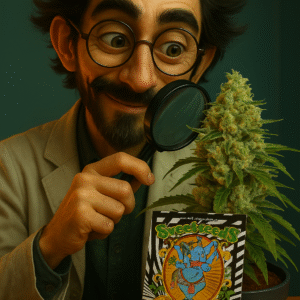 Fotografía de la planta Sweet Amnesia Haze de Sweet Seeds, cogollo compacto y resinoso con estructura sativa. Genética feminizada de floración rápida.